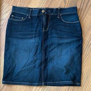 Banana republic jean skirt